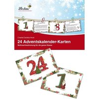 Horst, C: 24 Adventskalender-Karten (KS) von Lernbiene Verlag GmbH