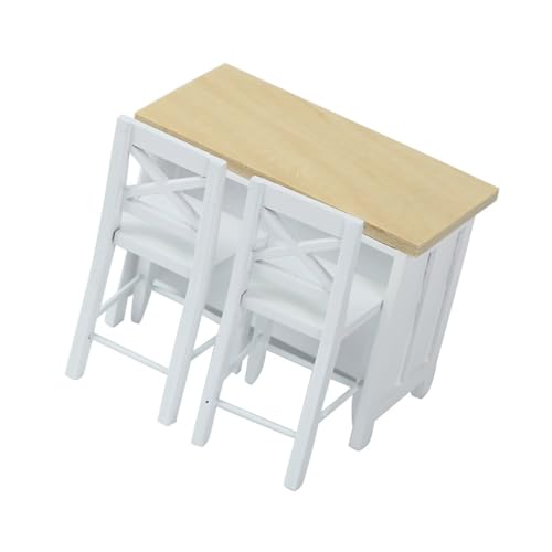 Lerpwige 1/12 Dollhouses Miniaturmöbel Pub Tisch Und Stuhlset Perfekt Für Kreative Modelllayouts Szene Accessoire Kaffeetabellenmodell Lerpwige 1/12 Dollhouses Miniaturmöbel Pub Tisch Und Stuhlset Perfekt Für Kreative Modelllayouts Szene Accessoire Kaffeetabellenmodell von Lerpwige