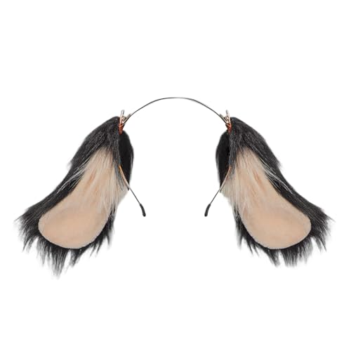 1 x Hundeohren, Stirnband, Kunstfell, Schwanz, Tierohren, Stirnband, langer Hundeschwanz, Halloween, Cosplay, Kostüm, Tierkostüme, Kunstfell, Schwanz 1 x Hundeohren, Stirnband, Kunstfell, Schwanz, Tierohren, Stirnband, langer Hundeschwanz, Halloween, Cosplay, Kostüm, Tierkostüme, Kunstfell, Schwanz von Lerpwige