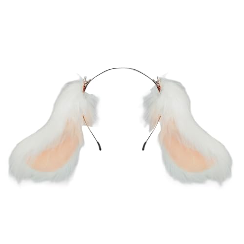 1 x Hundeohren, Stirnband, Kunstfell, Schwanz, Tierohren, Stirnband, langer Hundeschwanz, Halloween, Cosplay, Kostüm, Tierkostüme, Kunstfell, Schwanz 1 x Hundeohren, Stirnband, Kunstfell, Schwanz, Tierohren, Stirnband, langer Hundeschwanz, Halloween, Cosplay, Kostüm, Tierkostüme, Kunstfell, Schwanz von Lerpwige