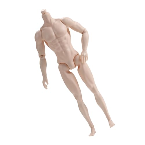 31,5 cm bewegliche männliche Actionfigur, Körper, 13 Gelenke, realistischer Muskel-Torso, für Kunst-Display und Tanzübung, bewegliche, männliche Soldaten-Körperparty von Lerpwige