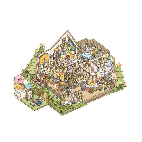 3D Miniatur Szenenaufkleber Für Katzen Scrapbooking Dekoration Helle Farbe Und Lebendige Für Kreative Enthusiasten 3D Miniatur Szenenaufkleber Für Katzen Scrapbooking Dekoration Helle Farbe Und Lebendige Für Kreative Enthusiasten von Lerpwige