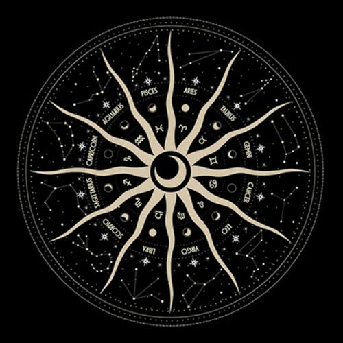 Astrologys Tarots Stoffquadrate Pendel Wahrscheinlichkeit Altäre Tischdecke Für Anfänger Und Erfahrene Leser von Lerpwige