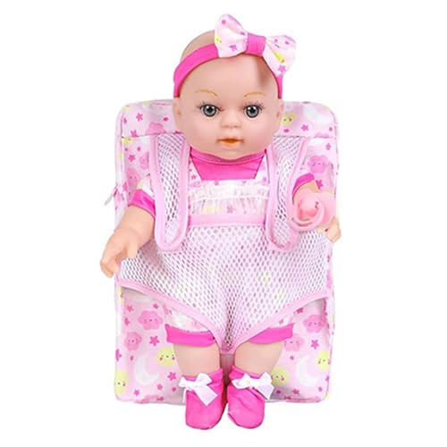 Babypuppen Spielset Mit Kleidung Und Rucksack Tun Vor Spielzeug Mit Accessoires for Children Education Birthday Zu Spielen von Lerpwige