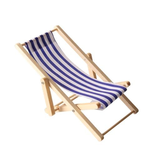 Dollhouses Lounger Modell Realistische Puppenhäuser Deck Stuhl Realistische Spiel Deck Stuhl Realistisch 1:12 Modell Größe Spielzeug von Lerpwige