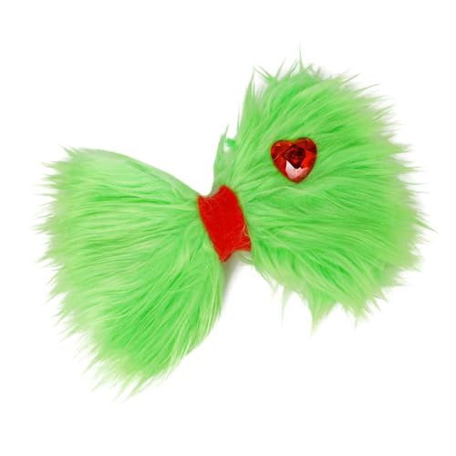 Grüne Weihnachts-Haarspange/Stirnband mit langem Plüsch-Design, für Feiertage, Partys und Familientreffen, Erwachsenen-Kinder, festlicher Haarschmuck für Damen, Herren, Kinder Grüne Weihnachts-Haarspange/Stirnband mit langem Plüsch-Design, für Feiertage, Partys und Familientreffen, Erwachsenen-Kinder, festlicher Haarschmuck für Damen, Herren, Kinder von Lerpwige