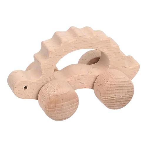 Inertial Push Car Wood Tierauto Bildungsspielzeug Für Babys Und Kleinkind Handgriff Interaktive Handaugenkoordination Kognitive Entwicklung von Lerpwige