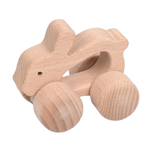 Inertial Push Car Wood Tierauto Bildungsspielzeug Für Babys Und Kleinkind Handgriff Interaktive Handaugenkoordination Kognitive Entwicklung von Lerpwige