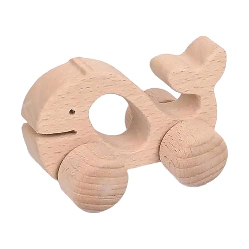 Inertial Push Car Wood Tierauto Bildungsspielzeug Für Babys Und Kleinkind Handgriff Interaktive Handaugenkoordination Kognitive Entwicklung von Lerpwige