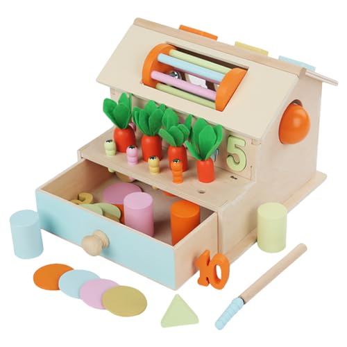 Interaktive Kinder Ziehen Radiesel Sound Spiel Spielzeug Aussagekräftiges Tischspielhaus Formfarbe Lerntischspiel von Lerpwige