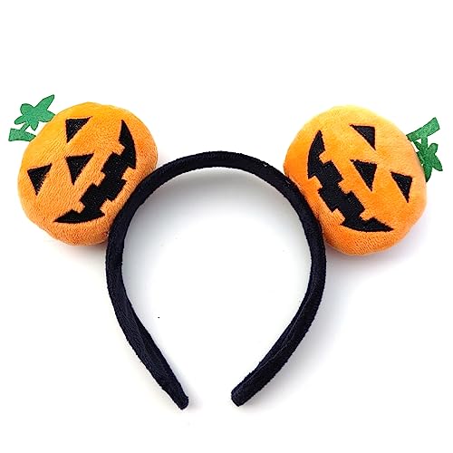 Kids Halloween Kürbisparty Kopfbedeckung Haare Haar Hoop Weiche Flauschige Stoff Stirnband Dekoration Halloween Party Kopfbedeckung Weiche Flauschige Heimdekorationen von Lerpwige