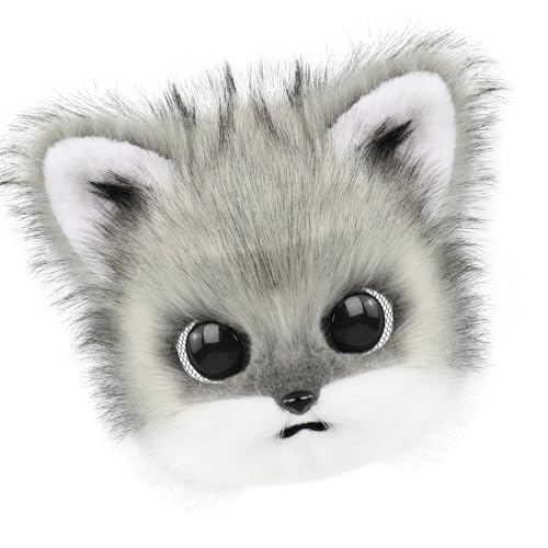 Leichtes Katzen-Rollenspiel mit freundlichem Cosplay für Kostümpartys und interaktive Familienaktivitäten, Plüsch-Katzenkopf von Lerpwige
