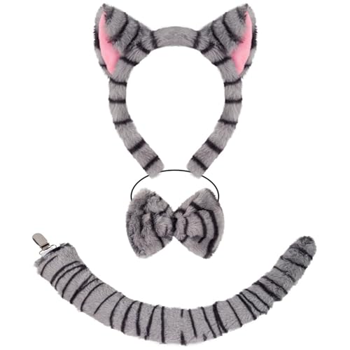 Lerpwige 1//3/4/5/6 Katzen Kostüm Cosplay Katzen Ohr Stirnband Schleifen Schwanz Tutus Aufkleber Halloween Tier Fancy Kostüm Zubehör Tier Cosplay Lerpwige 1//3/4/5/6 Katzen Kostüm Cosplay Katzen Ohr Stirnband Schleifen Schwanz Tutus Aufkleber Halloween Tier Fancy Kostüm Zubehör Tier Cosplay von Lerpwige