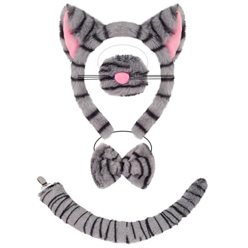 Lerpwige 1//3/4/5/6 Katzen Kostüm Cosplay Katzen Ohr Stirnband Schleifen Schwanz Tutus Aufkleber Halloween Tier Fancy Kostüm Zubehör Tier Cosplay Lerpwige 1//3/4/5/6 Katzen Kostüm Cosplay Katzen Ohr Stirnband Schleifen Schwanz Tutus Aufkleber Halloween Tier Fancy Kostüm Zubehör Tier Cosplay von Lerpwige