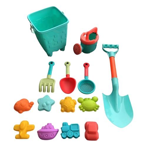Lerpwige 14/16 PCS Sandspielzeug Für Kinder Mit Strandeimer Bewässerung Dose Schaufeln Und Schlösser Formen Für Kreatives Strandspiel Lerpwige 14/16 PCS Sandspielzeug Für Kinder Mit Strandeimer Bewässerung Dose Schaufeln Und Schlösser Formen Für Kreatives Strandspiel von Lerpwige