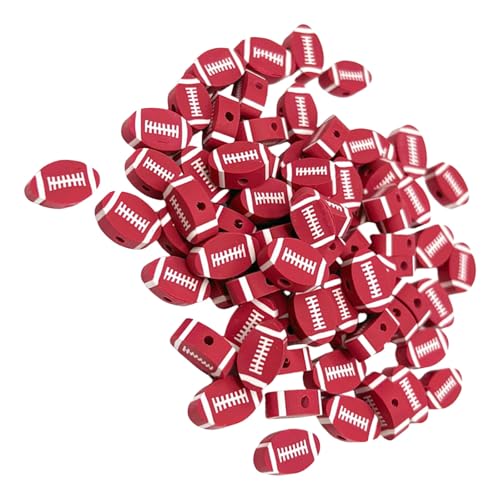 Lerpwige 200pcs Braune Ovale Tonperlen Für Do It Yourself Armbänder Schlüsselketten Ohrringe Und Kreatives Handwerk von Lerpwige