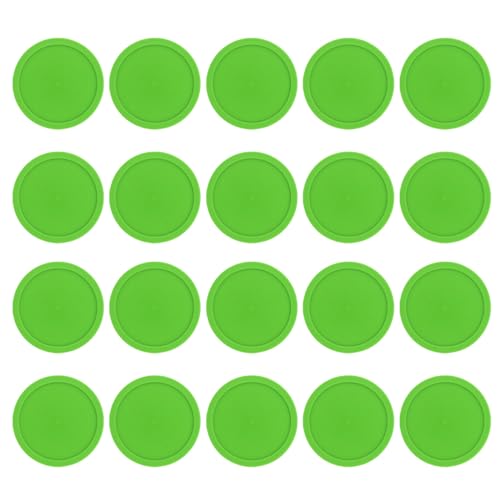 Lerpwige 20pcs 2 5 Zoll Kunststoff Runde Luft Eishockey Pucks Luftersatz Schwere Tische Einfach Zu Bedienend Zu Bedienen von Lerpwige