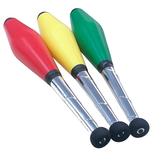 Lerpwige 3pcs Jonglieren Stick Set Für Kids Jonglier Pin Jonglier Club Jonglier Kits Circus Requisiten Jonglieren Set Fun Toy von Lerpwige