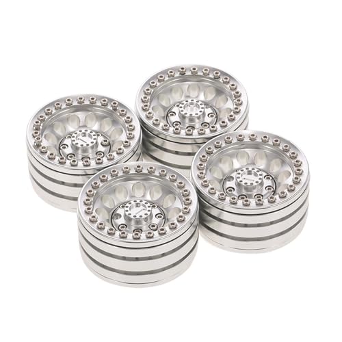 Lerpwige 4 Pieces/Set Metall Crawler Wheel Rims Crawler Wheel Felgen Für Fernbedienungsauto Modifizierterregelungssteuerungs Crawler Upgrade Vorräte von Lerpwige