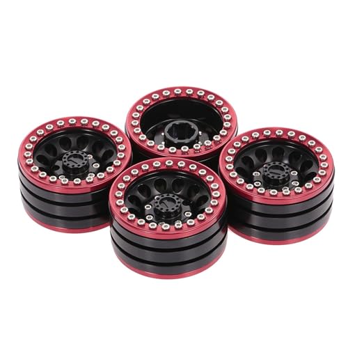 Lerpwige 4 Pieces/Set Metall Crawler Wheel Rims Crawler Wheel Felgen Für Fernbedienungsauto Modifizierterregelungssteuerungs Crawler Upgrade Vorräte von Lerpwige