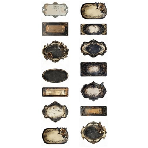 Lerpwige Antique Bronze Journal Dekorative Band Roll Scrapbooking Pet Sticker 2meter Für Kreative Atmosphären Verbesserung Geschenkgeschenke Home Decore von Lerpwige