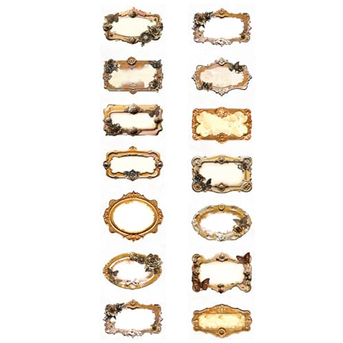 Lerpwige Antique Bronze Journal Dekorative Band Roll Scrapbooking Pet Sticker 2meter Für Kreative Atmosphären Verbesserung Geschenkgeschenke Home Decore von Lerpwige