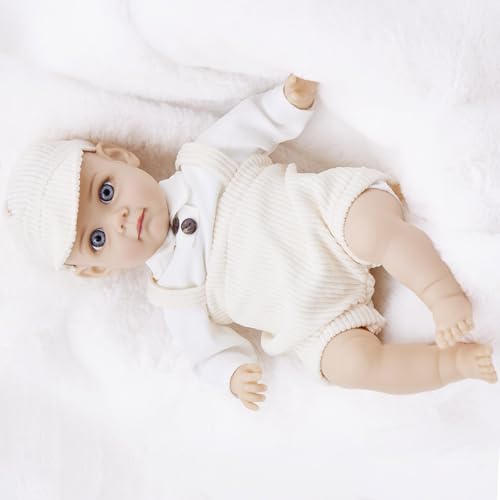 Lerpwige Authentisch Aussehende 14 Zoll Vinyls Baby Boy Dolls Für Sammler Und Babypuppen Für Bildungszwecke Zeigen von Lerpwige
