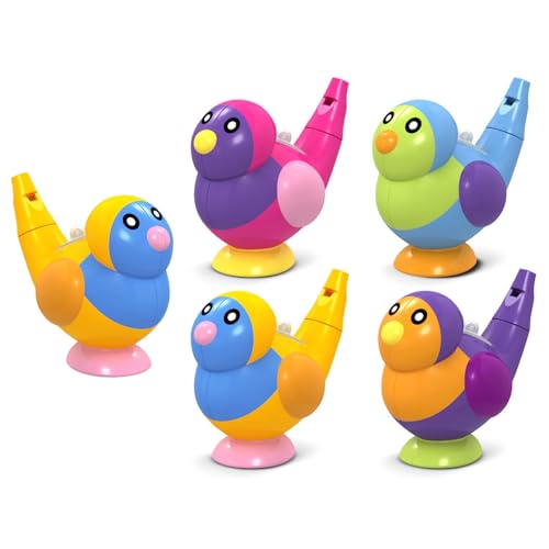 Lerpwige Baby Kinder Süße Buntes Cartoon Holz Vogel Pfeife Spielzeugspielgeschenk von Lerpwige
