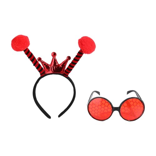 Lerpwige Bienenkostüm-Set für Kinder und Erwachsene, Bienenkostüm, Stirnband, Brille für Halloween, Cosplay, Party, Requisiten, Halloween, Cosplay-Party Lerpwige Bienenkostüm-Set für Kinder und Erwachsene, Bienenkostüm, Stirnband, Brille für Halloween, Cosplay, Party, Requisiten, Halloween, Cosplay-Party von Lerpwige