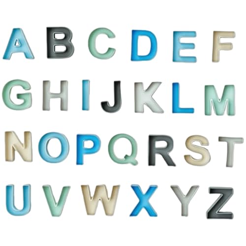 Lerpwige Buchstabenblöcke Silikonbad Spielzeugset 26 Teile Für Kinder 3 Jahre Und Älter Durch Spielen Silikonbadblöcke von Lerpwige