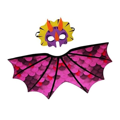 Lerpwige Dinosaurier-Kostüm für Kinder, Dinosaurier-Flügel-Umhang und Kinder-Drachenflügel-Umhang für Kinder, Jungen, Mädchen, Halloween, Geburtstag, Cosplay Lerpwige Dinosaurier-Kostüm für Kinder, Dinosaurier-Flügel-Umhang und Kinder-Drachenflügel-Umhang für Kinder, Jungen, Mädchen, Halloween, Geburtstag, Cosplay von Lerpwige