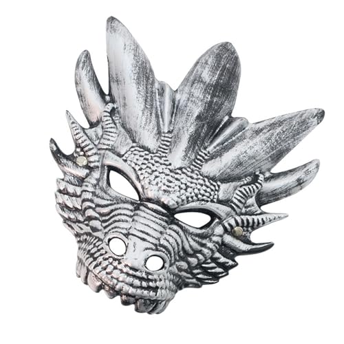 Lerpwige Dragon Head Full Face Maske Halloween Dragon Cosplay Maske Maskerade Dekorationsmaske Für Männer Frauen Erwachsener Cosplay Lerpwige Dragon Head Full Face Maske Halloween Dragon Cosplay Maske Maskerade Dekorationsmaske Für Männer Frauen Erwachsener Cosplay von Lerpwige