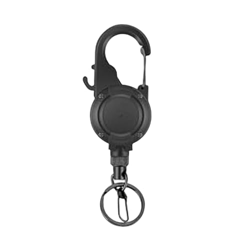 Lerpwige Einziehbarer Keychain Karabiner Abzeichenhalter Stahldrahtschnallschnalle Schlüsselhalter Mit 25 6 Zoll Stahlstahlkabel Lerpwige Einziehbarer Keychain Karabiner Abzeichenhalter Stahldrahtschnallschnalle Schlüsselhalter Mit 25 6 Zoll Stahlstahlkabel von Lerpwige