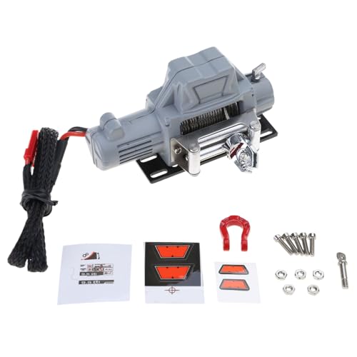 Lerpwige Electric Winch Set Mit Steuerungskabel Vorderen Stoßfänger Winde Single Motor Winch Für Hobby Fernbedienung Offroads Gerettet von Lerpwige