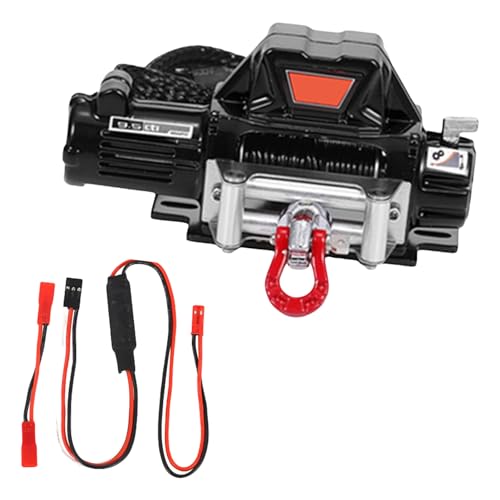 Lerpwige Electric Winch Set Mit Steuerungskabel Vorderen Stoßfänger Winde Single Motor Winch Für Hobby Fernbedienung Offroads Gerettet von Lerpwige