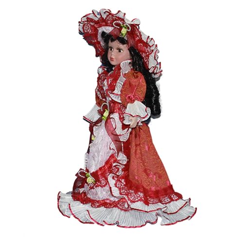Lerpwige Elegante 17 Zoll Porzellanpuppen Italienische Liebe Sammlerstück Für Heimdekoration Und Geschenke Triangel Italienische Porzellanpuppen von Lerpwige
