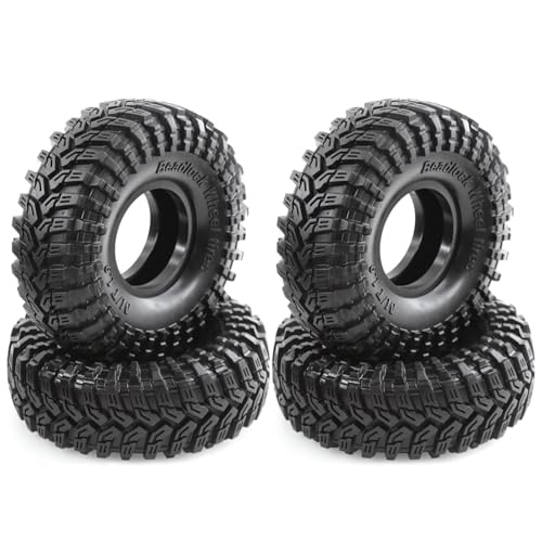 Lerpwige Fernbedienungsmodell Gummi Autoversorgungen Beadlock Rad Schlamm Gelände Reifen Set Radreifen Abnehmbare Feine Auto Teile von Lerpwige
