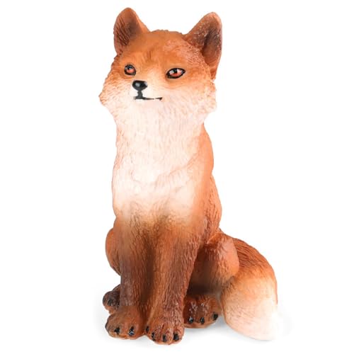 Lerpwige Füchse Figur Spielzeug Festkörpermodell Figur Wilde Tierische Arktische Füchse Sammelnbare Figur Spielzeug Aquarium Ganzart Lieferungen von Lerpwige