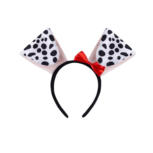 Lerpwige Haarreifen-Set für Hunde, Ohren, Haarband, Plüschschwanz, Fliege, schönes Tier-Kostüm-Zubehör-Set für Halloween-Party Lerpwige Haarreifen-Set für Hunde, Ohren, Haarband, Plüschschwanz, Fliege, schönes Tier-Kostüm-Zubehör-Set für Halloween-Party von Lerpwige