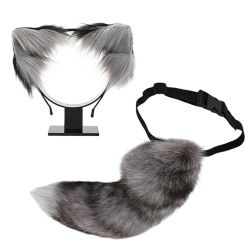 Lerpwige Halloween Cosplay Accessoires Animal Tail Kostüm Und Pelziges Ohrstirnband Set Für Frauen Mädchen Weihnachten Halloween Cosplay Lerpwige Halloween Cosplay Accessoires Animal Tail Kostüm Und Pelziges Ohrstirnband Set Für Frauen Mädchen Weihnachten Halloween Cosplay von Lerpwige