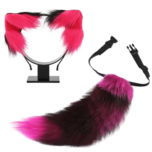 Lerpwige Halloween Cosplay Accessoires Animal Tail Kostüm Und Pelziges Ohrstirnband Set Für Frauen Mädchen Weihnachten Halloween Cosplay Lerpwige Halloween Cosplay Accessoires Animal Tail Kostüm Und Pelziges Ohrstirnband Set Für Frauen Mädchen Weihnachten Halloween Cosplay von Lerpwige