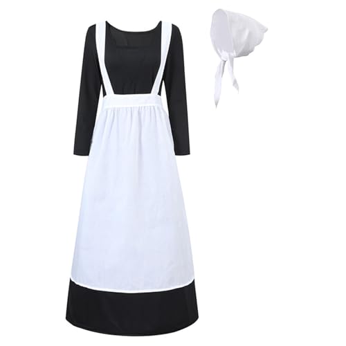 Lerpwige Halloween Cosplay Maid Kostüm Beinhaltet Schürze Kopftuch Set Maid Dress Up Outfit Für Frauen Küche Kochen Backschürze Lerpwige Halloween Cosplay Maid Kostüm Beinhaltet Schürze Kopftuch Set Maid Dress Up Outfit Für Frauen Küche Kochen Backschürze von Lerpwige