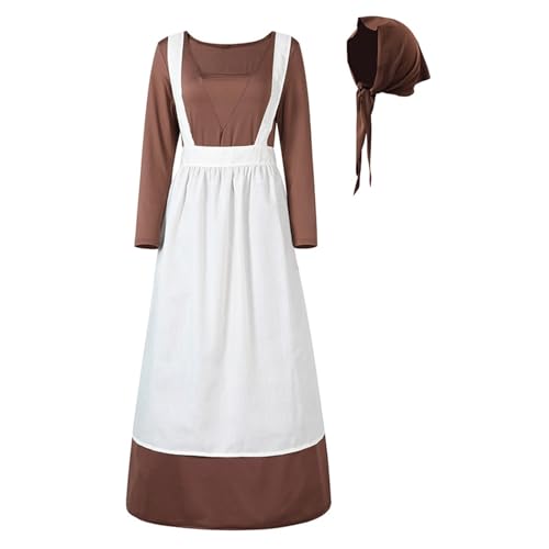 Lerpwige Halloween Cosplay Maid Kostüm Beinhaltet Schürze Kopftuch Set Maid Dress Up Outfit Für Frauen Küche Kochen Backschürze Lerpwige Halloween Cosplay Maid Kostüm Beinhaltet Schürze Kopftuch Set Maid Dress Up Outfit Für Frauen Küche Kochen Backschürze von Lerpwige