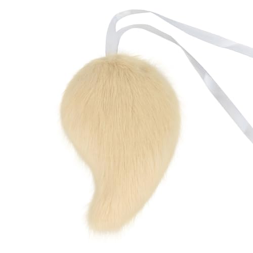 Lerpwige Halloween Wolf Foxes Kostümzubehör Für Kid Girl Weihnachten Halloween Cosplay Ohrhaarband Plüsch Schwanz von Lerpwige
