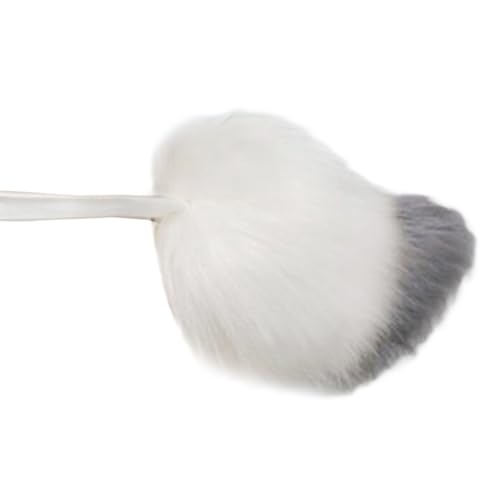Lerpwige Hasen Kostüme Bunnies Ohrhörer Stirnband Schwanz Kunstpelze Schwanz Ohren Stirnband Weihnachten Halloween Cosplay Kostümohren von Lerpwige