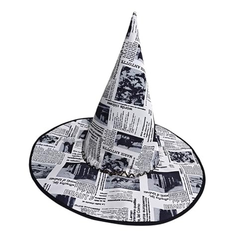 Lerpwige Hexenhut 37cm Highpoted Wizard Halloween Dress Up Hexenkostüm Accessoires Für Frauen Männer Maskerade Cosplay von Lerpwige