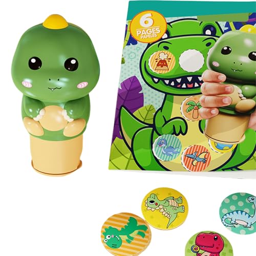 Lerpwige Interaktiver Briefmarkenaufkleber Spielzeugset Für Kinder Kreativität Mit 100pcs Aufkleber Aufkleber Bildungshandwerk Stempelbuch Spielzeug Spielzeug von Lerpwige