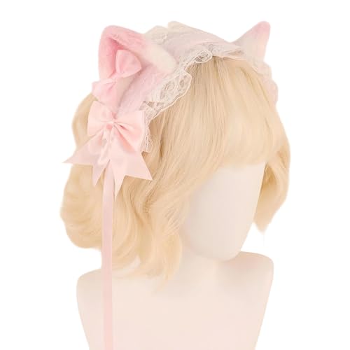 Lerpwige Kätzchen-Stirnbänder, Cosplay, Schleifen, Kätzchenohren, Haarbänder, weiße Kopfbedeckung, Make-up, Cosplay, Haarbänder, Geburtstagsparty, elegantes Haar-Accessoire Lerpwige Kätzchen-Stirnbänder, Cosplay, Schleifen, Kätzchenohren, Haarbänder, weiße Kopfbedeckung, Make-up, Cosplay, Haarbänder, Geburtstagsparty, elegantes Haar-Accessoire von Lerpwige