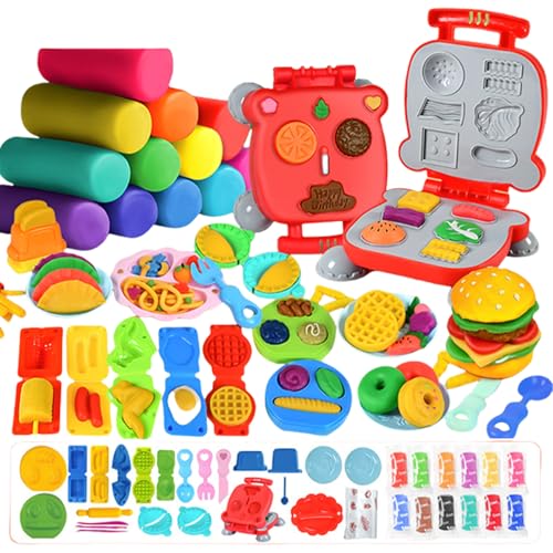 Lerpwige Kreatives Formton Für Kinder Kleinkinder Spielzeug Farbenfrohe Modellierung Ton Und Werkzeug Playset Simulation Burger Ice Cream Lerpwige Kreatives Formton Für Kinder Kleinkinder Spielzeug Farbenfrohe Modellierung Ton Und Werkzeug Playset Simulation Burger Ice Cream von Lerpwige
