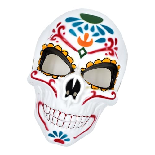 Lerpwige Maskerade Maske Mexikaner Der Deads Zuckerschädelmaske Mit Digitalem Druck Kostüm Kleid Suger Skelettmaske Geschenke Lerpwige Maskerade Maske Mexikaner Der Deads Zuckerschädelmaske Mit Digitalem Druck Kostüm Kleid Suger Skelettmaske Geschenke von Lerpwige